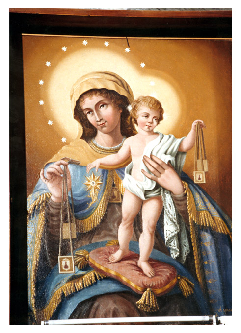 Madonna del Carmelo (dipinto) - ambito Italia meridionale (sec. XIX)