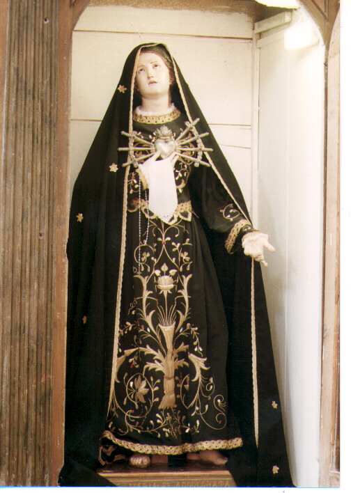 Madonna Addolorata (statua) - ambito Italia meridionale (fine/inizio secc. XIX/ XX)