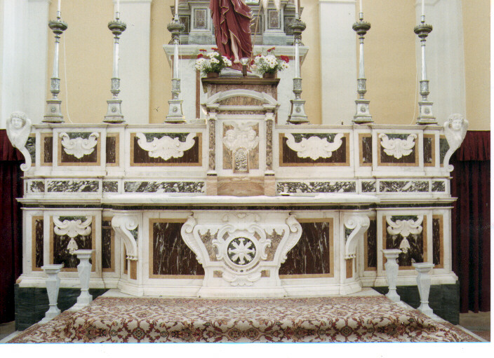 altare maggiore - ambito Italia meridionale (sec. XIX)