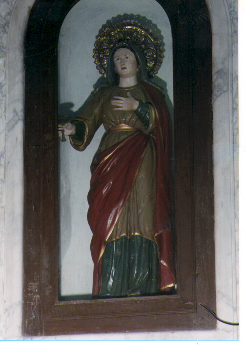Santa Lucia (statua) - manifattura pugliese (prima metà sec. XIX)