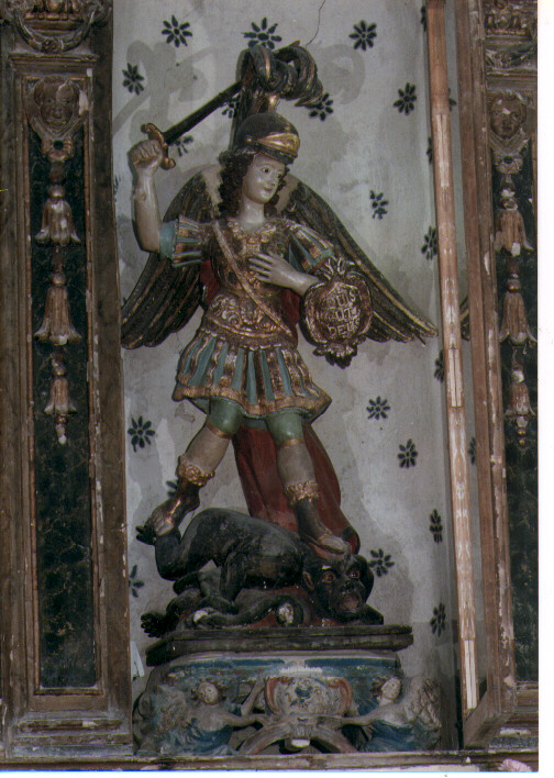 San Michele Arcangelo (statua) - ambito Italia meridionale (seconda metà sec. XVIII)
