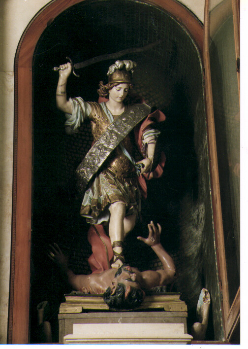 San Michele Arcangelo (statua) di Fumo Nicola (prima metà sec. XVIII)