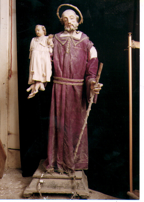 San Giuseppe e Gesù Bambino (statua) - ambito Italia meridionale (sec. XIX)
