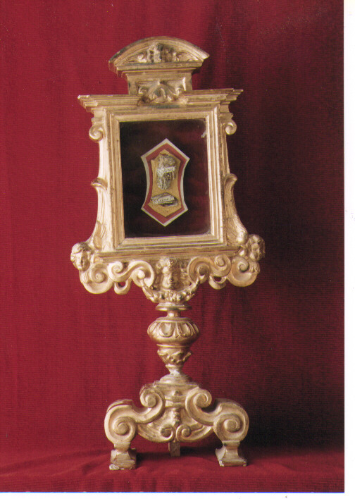 cherubini (reliquiario - a ostensorio, serie) - ambito Italia meridionale (fine/inizio secc. XVIII/ XIX)