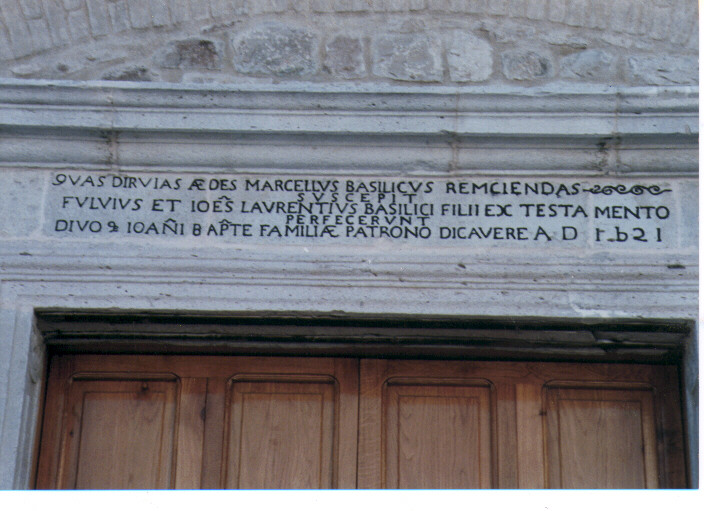 lapide commemorativa - ambito Italia meridionale (sec. XVII)