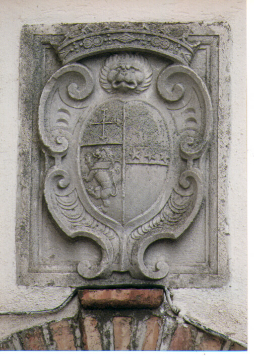 stemma della famiglia Gambacorta (rilievo) - ambito Italia meridionale (fine/inizio secc. XVII/ XVIII)