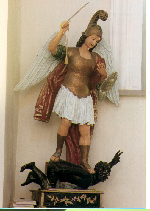 San Michele Arcangelo (statua) - ambito pugliese (seconda metà sec. XIX)