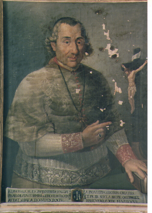 ritratto di Monsignor Alfonso Maria Freda (dipinto) - ambito Italia meridionale (sec. XIX)