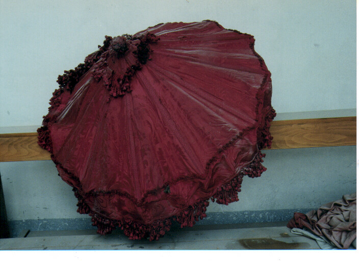 ombrellino processionale - ambito Italia meridionale (secc. XVIII/ XIX)