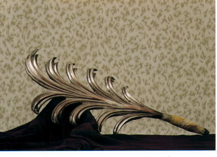 palma del martirio (attributo iconografico di immagine sacra) - ambito Italia meridionale (seconda metà sec. XIX)