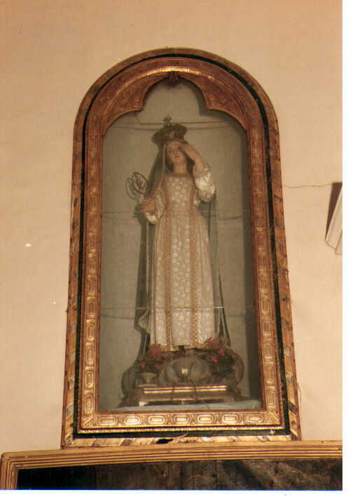 mostra di nicchia, serie - manifattura Italia meridionale (seconda metà sec. XIX)