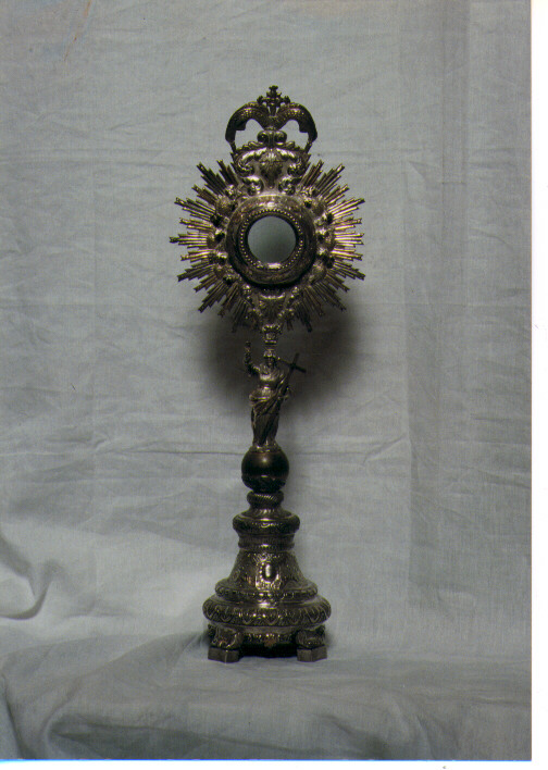 ostensorio - a raggiera - manifattura napoletana (metà sec. XIX)