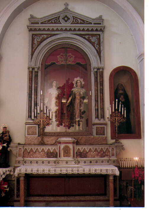 altare - ambito pugliese (primo quarto sec. XX)