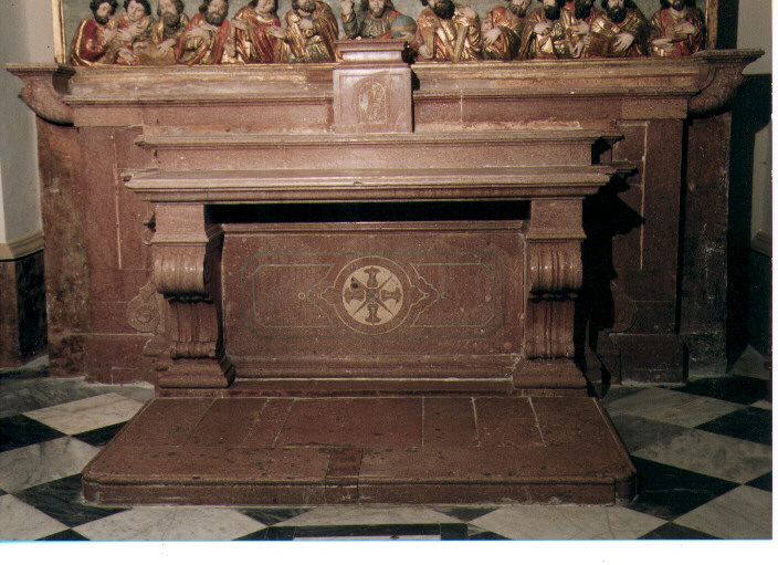 altare - ambito pugliese (prima metà sec. XVIII)