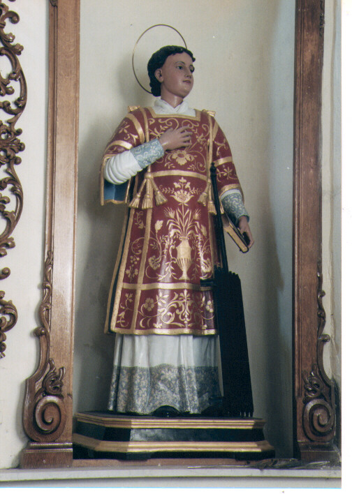 San Lorenzo (statua) - ambito Italia meridionale (seconda metà sec. XIX)