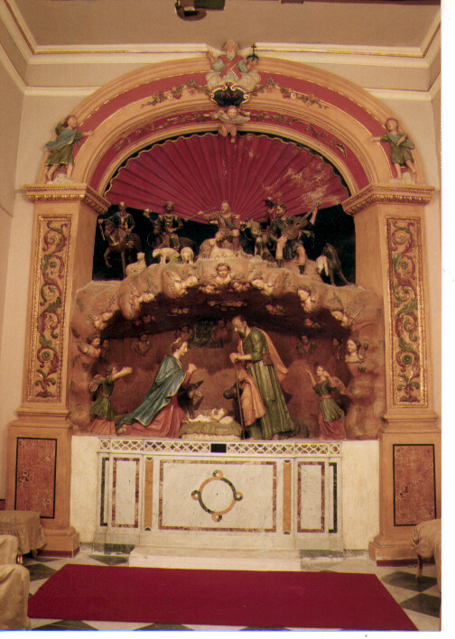 natività di Gesù (presepio) - ambito napoletano (fine/inizio secc. XVI/ XVII)