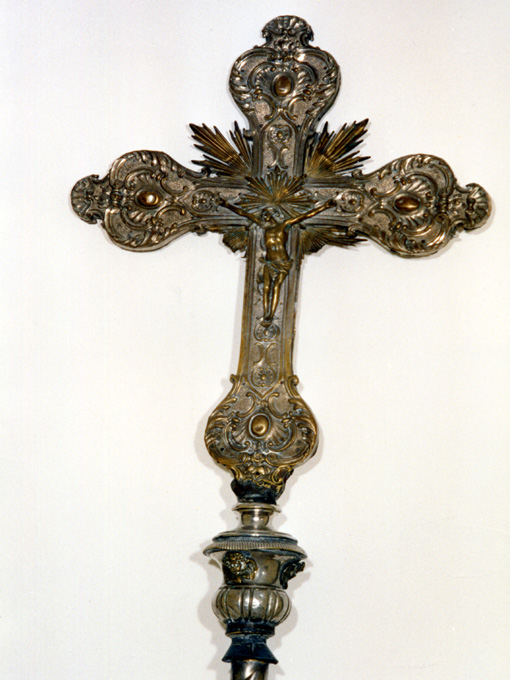 croce processionale - ambito Italia meridionale (sec. XIX)