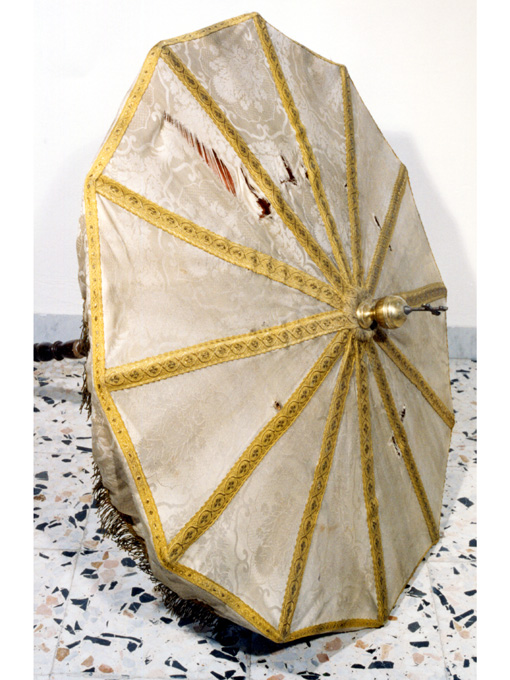 ombrellino processionale - manifattura Italia meridionale (secc. XIX/ XX)