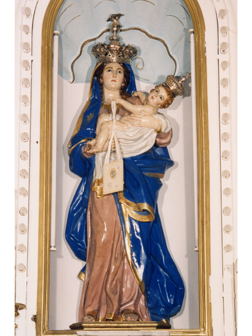 Madonna del Carmelo (statua) - ambito Italia meridionale (prima metà sec. XIX)