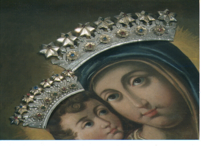 aureola di immagine sacra, serie - ambito Italia meridionale (primo quarto sec. XIX)