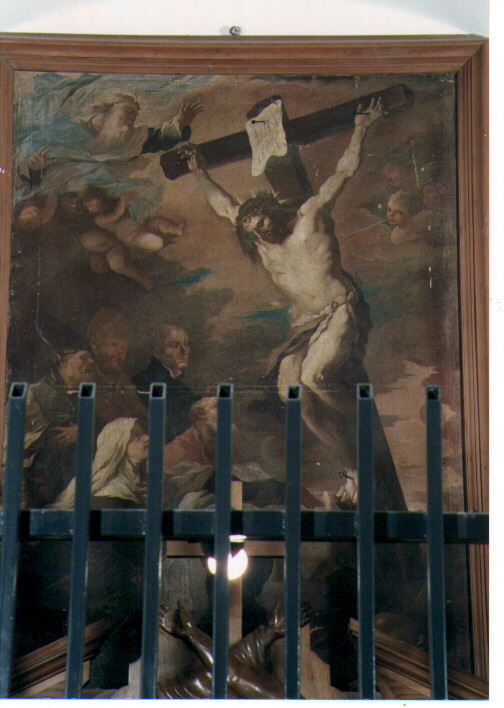 adorazione della croce (dipinto) - ambito Italia centro-meridionale (sec. XVIII)