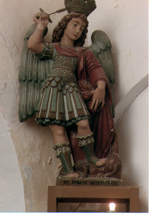 San Michele Arcangelo (statua) - ambito Italia meridionale (sec. XIX)