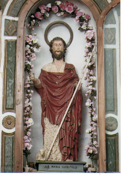 San Giovanni Battista (statua) - ambito Italia meridionale (sec. XVII)