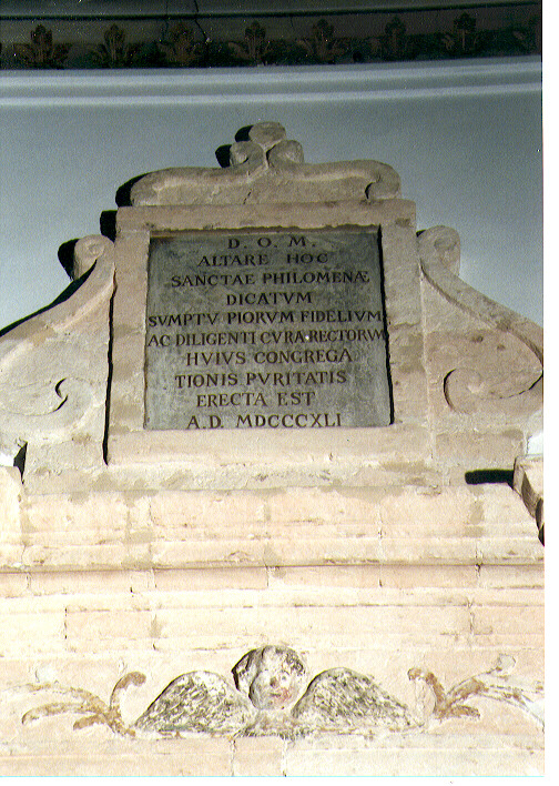 lapide - ambito Italia meridionale (sec. XIX)