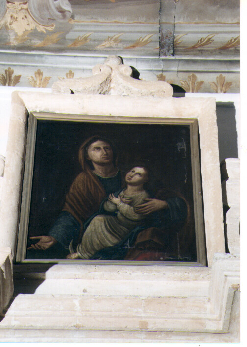 Maria Vergine bambina e Sant'Anna (dipinto) - ambito Italia meridionale (sec. XVII)