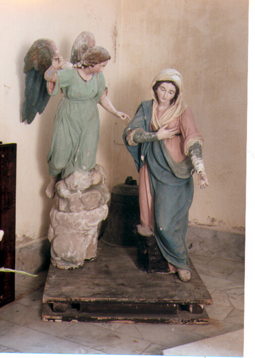 Annunciazione (statua) - ambito Italia meridionale (seconda metà sec. XVIII)