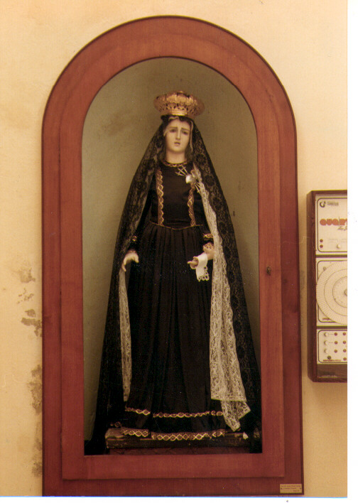 Madonna Addolorata (statua) - ambito Italia meridionale (seconda metà sec. XIX)