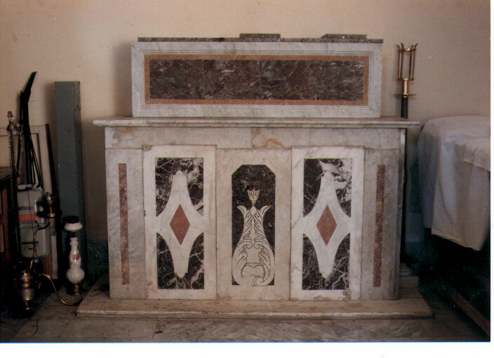 altare, frammento - ambito Italia meridionale (fine/inizio secc. XIX/ XX)
