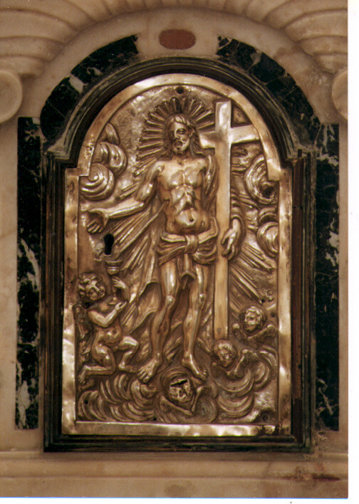 sportello di tabernacolo - manifattura napoletana (secc. XVIII/ XIX)