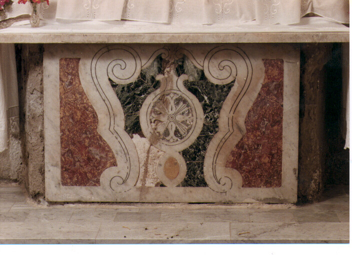 paliotto, frammento - ambito Italia meridionale (fine sec. XIX)