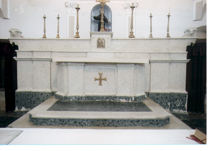 altare maggiore - ambito Italia meridionale (sec. XIX)