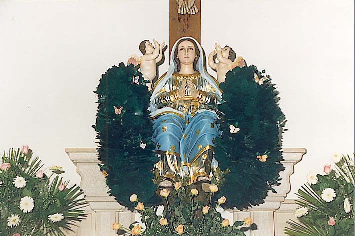 Madonna (statua) - ambito Italia meridionale (terzo quarto sec. XIX)