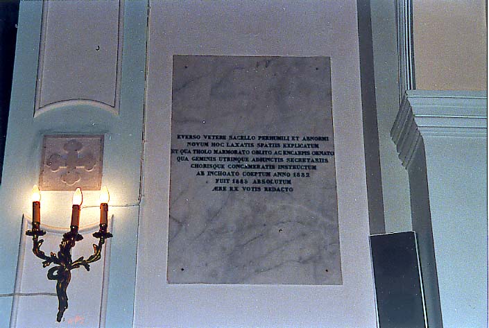 lapide - ambito Italia meridionale (sec. XIX)