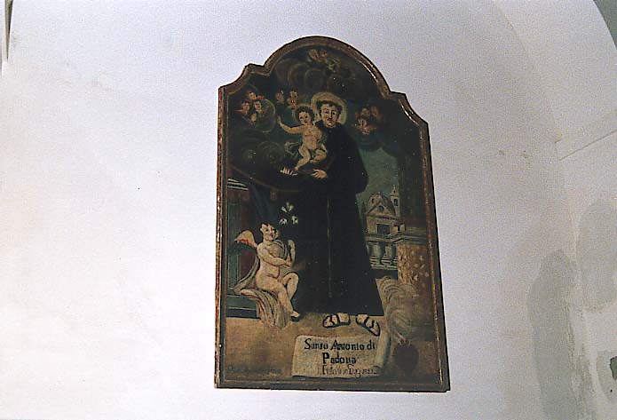 Sant'Antonio da Padova (dipinto) di Apollonio Pietro (sec. XIX)