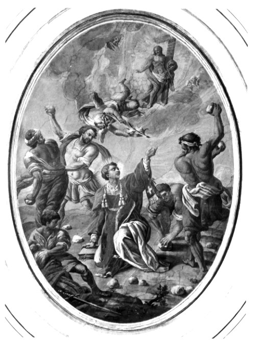 lapidazione di Santo Stefano (dipinto) - ambito Italia meridionale (sec. XVIII)