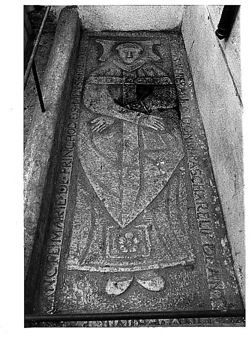 lastra tombale - ambito Italia meridionale (sec. XVI)