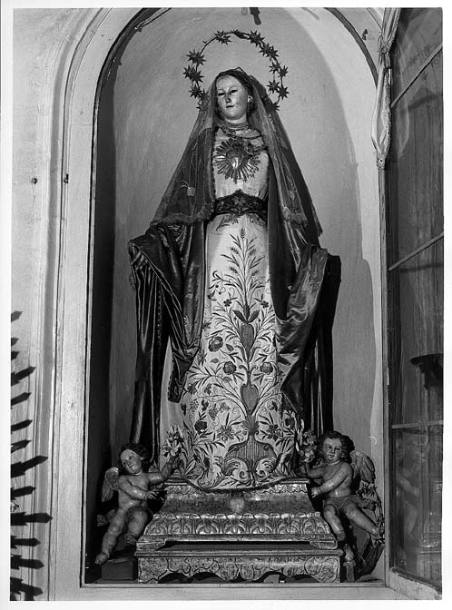 Madonna (statua) - ambito Italia meridionale (prima metà sec. XIX)