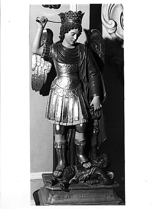 San Michele Arcangelo (statua) di Villani A. M (sec. XIX)