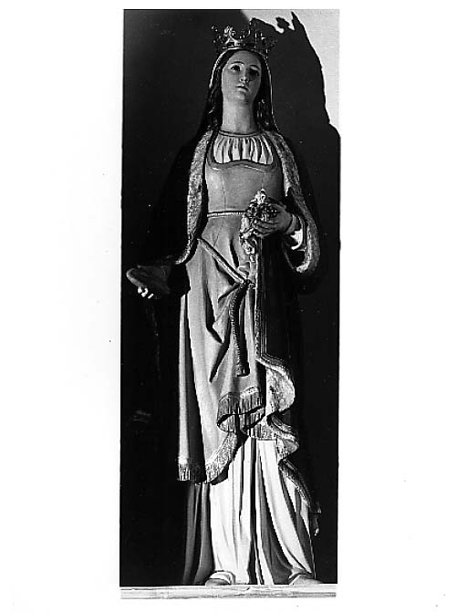 Santa Elisabetta d'Ungheria (statua) - ambito pugliese (secc. XIX/ XX)