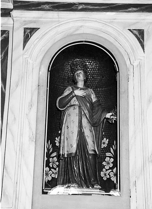 Santa Lucia (statua) - ambito Italia meridionale (seconda metà sec. XVIII)