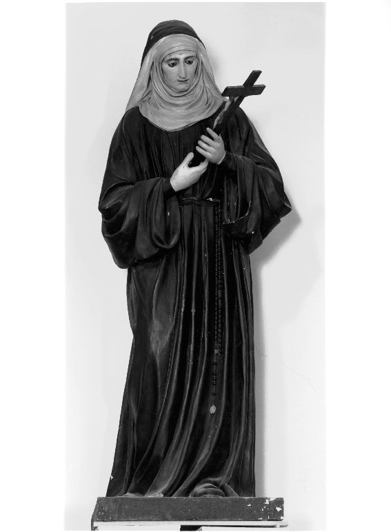 Santa Chiara (statua) - ambito Italia meridionale (secc. XVIII/ XIX)