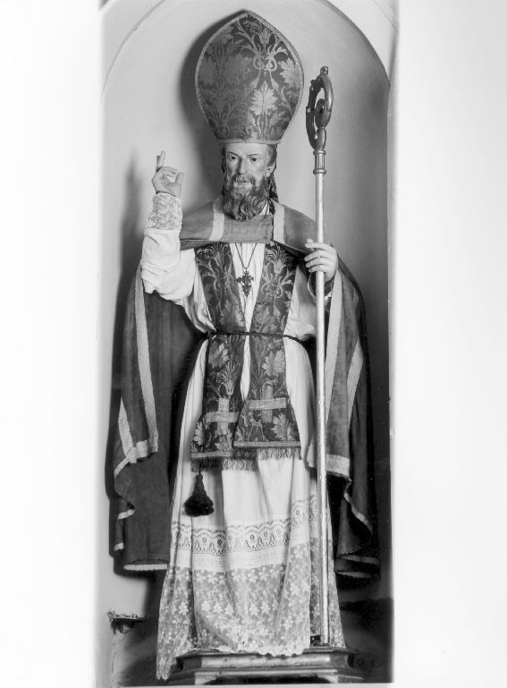 San Biagio (statua) - ambito Italia meridionale (seconda metà sec. XIX)