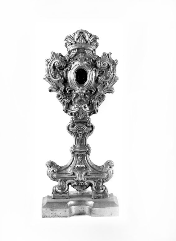 reliquiario - a ostensorio - manifattura napoletana (sec. XVIII)