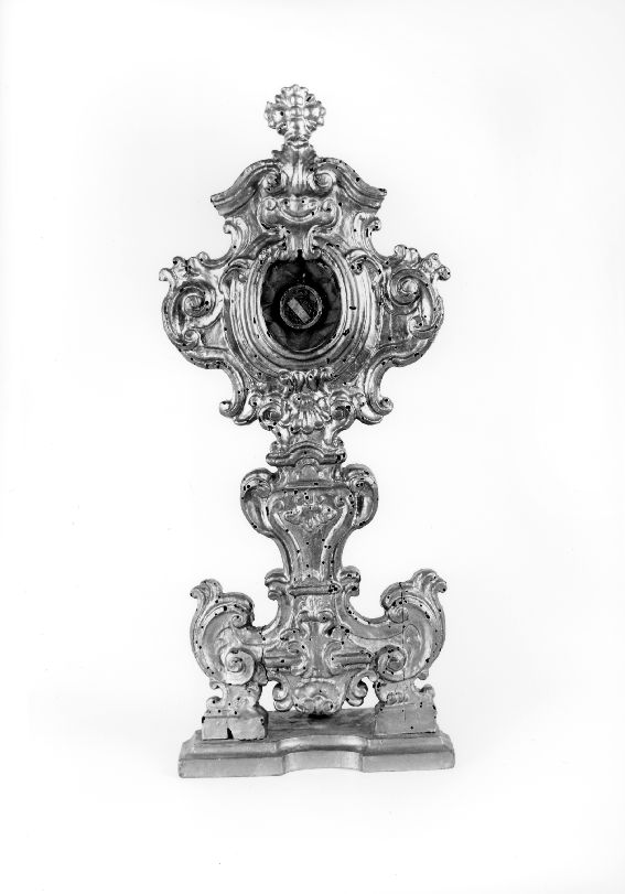 reliquiario - a ostensorio, serie - ambito Italia meridionale (prima metà sec. XVIII)