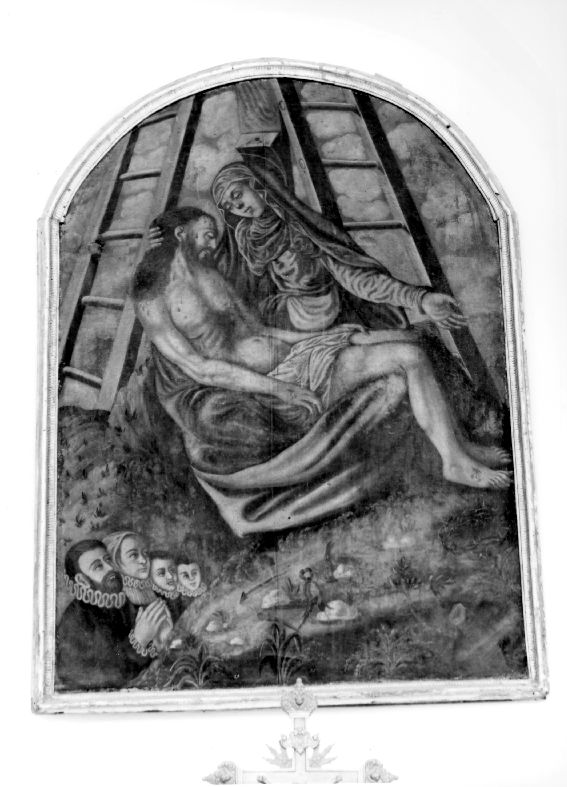 Cristo in pietà (dipinto) - ambito Italia meridionale (prima metà sec. XVII)
