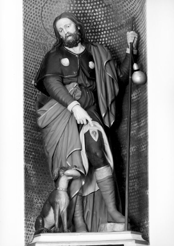 San Rocco (statua) - ambito Italia meridionale (seconda metà sec. XX)